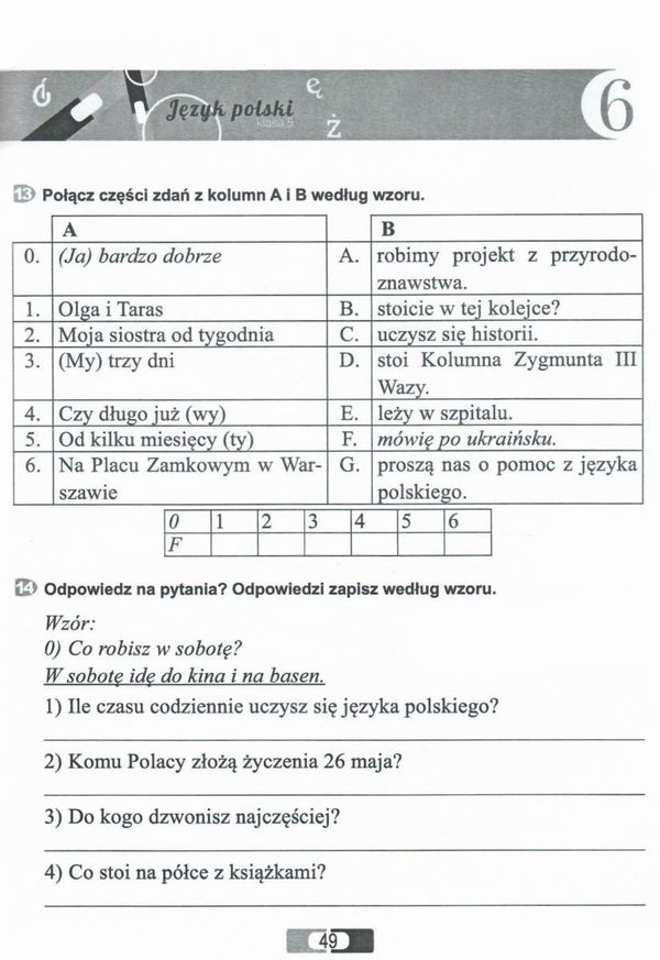 зошит з польської мови 5 клас 1 рік навчання Калуськ  Уточнюйте  строки доставки (2-5 діб) Ціна (цена) 121.00грн. | придбати  купити (купить) зошит з польської мови 5 клас 1 рік навчання Калуськ  Уточнюйте  строки доставки (2-5 діб) доставка по Украине, купить книгу, детские игрушки, компакт диски 5