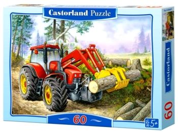 пазли castorland 60 елементів лісовий навантажувач артикул 06366