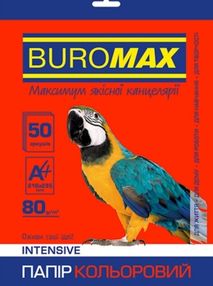 бумага офисная buromax а4 80г/м2 Intensiv 50 листов красная BM.2721350-05 бумага офисная buromax а4 80г/м2 Intensiv 50 листов красная BM.2721350-05
