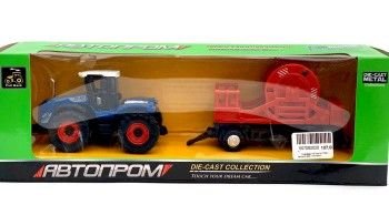 трактор автопром купити артикул 7786-2 ціна   3 вида (29х10х8см)