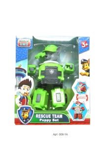 герои щенячий патруль игрушка трансформер    артикул А008-1 Rescue Team Puppy S