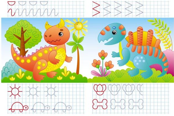 Багаторазові прописи динозаври книга Ціна (цена) 25.28грн. | придбати  купити (купить) Багаторазові прописи динозаври книга доставка по Украине, купить книгу, детские игрушки, компакт диски 1