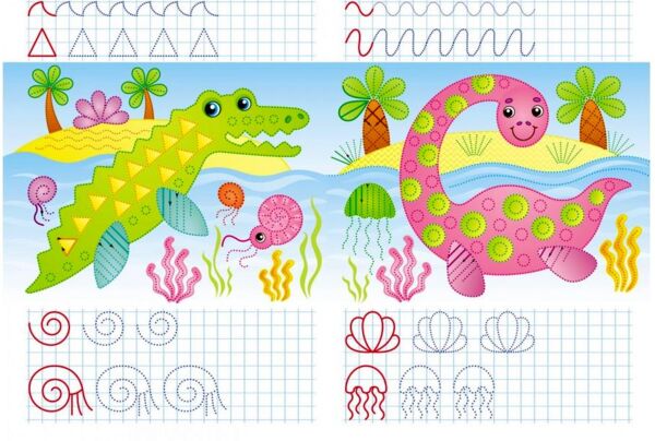 Багаторазові прописи динозаври книга Ціна (цена) 25.28грн. | придбати  купити (купить) Багаторазові прописи динозаври книга доставка по Украине, купить книгу, детские игрушки, компакт диски 2