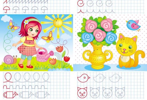 Багаторазові прописи для дівчаток книга Ціна (цена) 24.00грн. | придбати  купити (купить) Багаторазові прописи для дівчаток книга доставка по Украине, купить книгу, детские игрушки, компакт диски 1