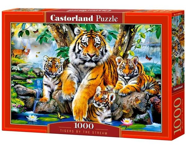 пазли castorland 1000 елементів tigers by the stream 104413 Ціна (цена) 228.00грн. | придбати  купити (купить) пазли castorland 1000 елементів tigers by the stream 104413 доставка по Украине, купить книгу, детские игрушки, компакт диски 1