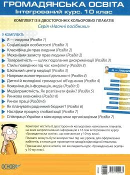 громадянська освіта 10 клас інтегрований курс комплект із 8 двосторонніх плакатів купити Ціна (цена) 126.50грн. | придбати  купити (купить) громадянська освіта 10 клас інтегрований курс комплект із 8 двосторонніх плакатів купити доставка по Украине, купить книгу, детские игрушки, компакт диски 0