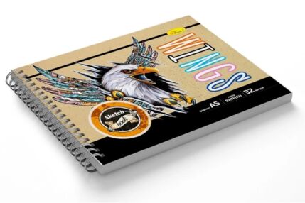 скетчбук  а5 32 листа крафтовая бумага