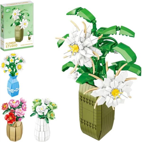 Конструктор квіти ваза 4 види від 537 деталей 9104-9114А Ціна (цена) 417.90грн. | придбати  купити (купить) Конструктор квіти ваза 4 види від 537 деталей 9104-9114А доставка по Украине, купить книгу, детские игрушки, компакт диски 0