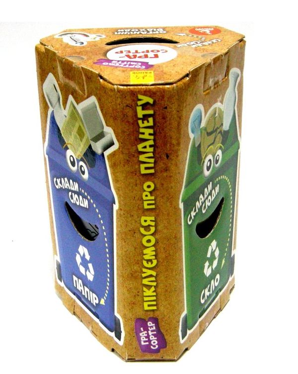 Гра-сортер Сортуємо сміття 3+ Ранок (Кенгуру) Ціна (цена) 66.50грн. | придбати  купити (купить) Гра-сортер Сортуємо сміття 3+ Ранок (Кенгуру) доставка по Украине, купить книгу, детские игрушки, компакт диски 1