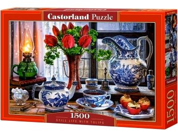 пазли castorland 1500 елементів still life with tulips 151820 Ціна (цена) 228.00грн. | придбати  купити (купить) пазли castorland 1500 елементів still life with tulips 151820 доставка по Украине, купить книгу, детские игрушки, компакт диски 0