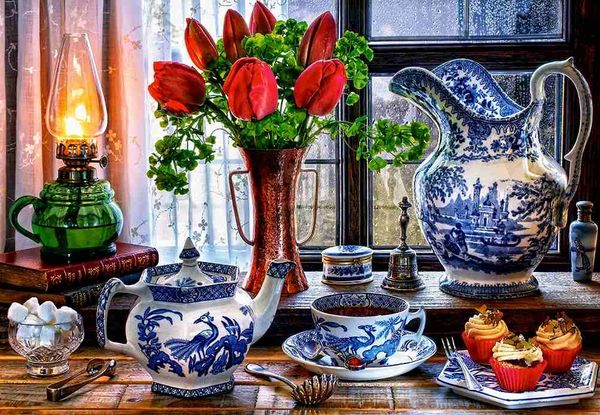 пазли 1500 елементів still life with tulips 151820 Ціна (цена) 228.00грн. | придбати  купити (купить) пазли 1500 елементів still life with tulips 151820 доставка по Украине, купить книгу, детские игрушки, компакт диски 2