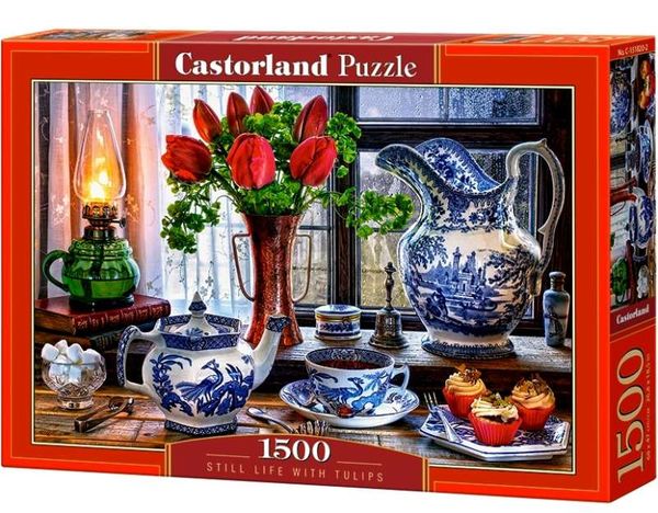 пазли castorland 1500 елементів still life with tulips 151820 Ціна (цена) 228.00грн. | придбати  купити (купить) пазли castorland 1500 елементів still life with tulips 151820 доставка по Украине, купить книгу, детские игрушки, компакт диски 1