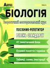 біологія посібник репетитор 6 - 11 клас базовий рівень теоретичний повторювальний курс Ціна (цена) 139.80грн. | придбати  купити (купить) біологія посібник репетитор 6 - 11 клас базовий рівень теоретичний повторювальний курс доставка по Украине, купить книгу, детские игрушки, компакт диски 0