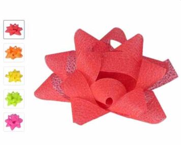 бант для декору діаметром 7,62 см асорті