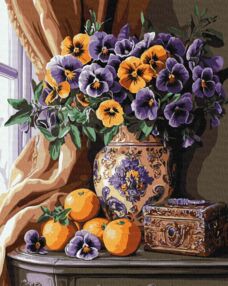 Розпис по номерах 40х50 КНО3292 Розкішні братки "Ідейка"