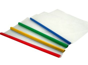 папка пластикова а5 з боковою планкою прижимом на 2 - 65 аркуші артикул E31261   купити ці