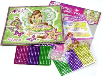 блестящая мозаика винкс флора