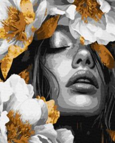 Розпис по номерах 40х50 КНО8505 Танець пелюсток "Ідейка"