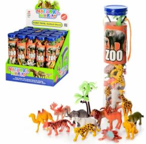 набір звірів в тубусі пластмасові  866-Е7