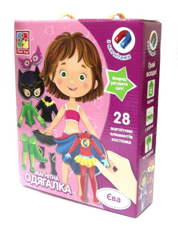 магнитная игра одевалка  артикул 3702-08/04 ева    влади тойз Ціна (цена) 234.30грн. | придбати  купити (купить) магнитная игра одевалка  артикул 3702-08/04 ева    влади тойз доставка по Украине, купить книгу, детские игрушки, компакт диски 4