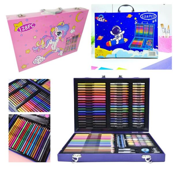 Набір художній дитячий 128 предметів в чемодані в асортименті Ціна (цена) 284.50грн. | придбати  купити (купить) Набір художній дитячий 128 предметів в чемодані в асортименті доставка по Украине, купить книгу, детские игрушки, компакт диски 0