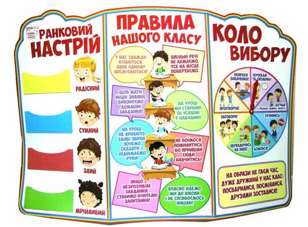 набір для оформлення ранковий настрій. правила нашого класу. коло вибору    Ра Ціна (цена) 140.65грн. | придбати  купити (купить) набір для оформлення ранковий настрій. правила нашого класу. коло вибору    Ра доставка по Украине, купить книгу, детские игрушки, компакт диски 2