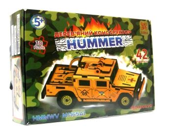 дерев'яний конструктор Hummer 3Д пазл Ціна (цена) 89.30грн. | придбати  купити (купить) дерев'яний конструктор Hummer 3Д пазл доставка по Украине, купить книгу, детские игрушки, компакт диски 0