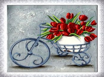 вишивка бісером купити розмір 30*40см артикул ВБ1070  ціна