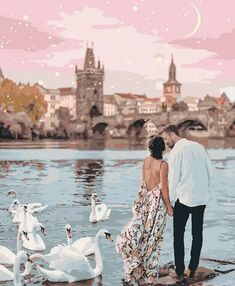 Розпис по номерах 40х50 КНО4652 Прогулянка Прагою "Ідейка"