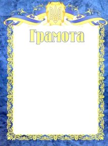 грамота офіційна ГО-1 синя
