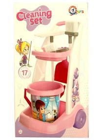 набір для прибирання дитячий артикул з візком 6429
