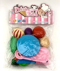 Продукти овочі досточка ніж тарілка 108 шт 992-2