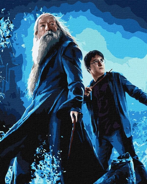 Розпис по номерах 40х50 KHO8739 Harry Potter Гаррі та Дамблдор з фарбами металік Ідейка Ціна (цена) 253.40грн. | придбати  купити (купить) Розпис по номерах 40х50 KHO8739 Harry Potter Гаррі та Дамблдор з фарбами металік Ідейка доставка по Украине, купить книгу, детские игрушки, компакт диски 0