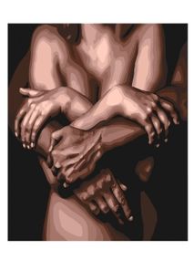 Розпис по номерах 40х40 КНО4684 "Обійми коханого" "Ідейка"