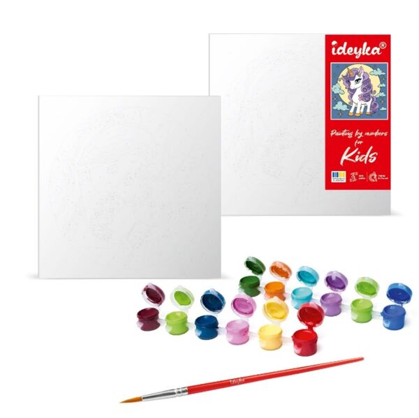 Розпис по номерах 25х25 KHO1386 Милий зайчик у чашці Ідейка Ціна (цена) 125.20грн. | придбати  купити (купить) Розпис по номерах 25х25 KHO1386 Милий зайчик у чашці Ідейка доставка по Украине, купить книгу, детские игрушки, компакт диски 1