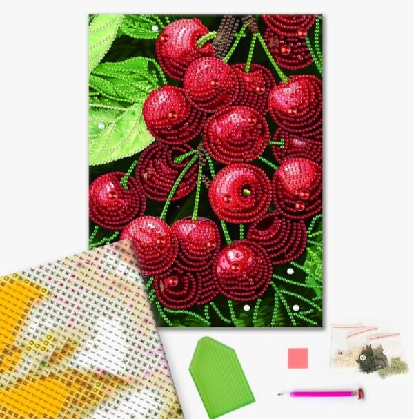 Алмазна мозаїка 25х25 BH022 Соковита вишня brushme Брашми Ціна (цена) 162.50грн. | придбати  купити (купить) Алмазна мозаїка 25х25 BH022 Соковита вишня brushme Брашми доставка по Украине, купить книгу, детские игрушки, компакт диски 1