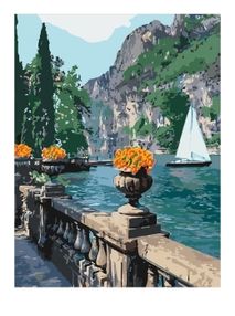 картина по номерам идейка   розпис по номерах ідейка  артикул КНО2740 морська б