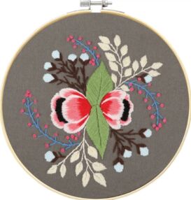 Вишивка гладдю 20х20 EMBR001 Тиха симетрія brushme Брашми