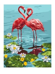 картина по номерам идейка   розпис по номерах ідейка  артикул КНО4144 пара флам