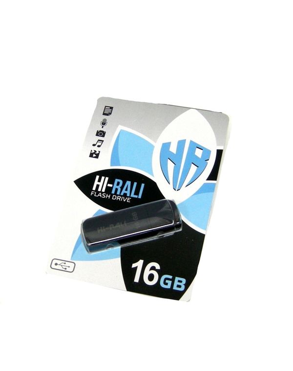 флеш накопичувач USB  артикул  16Gb HI-RALI цвет в ассортименте флешка HU-16GBTAGBK Ціна (цена) 124.00грн. | придбати  купити (купить) флеш накопичувач USB  артикул  16Gb HI-RALI цвет в ассортименте флешка HU-16GBTAGBK доставка по Украине, купить книгу, детские игрушки, компакт диски 1