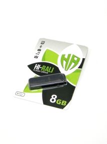 флеш накопичувач USB  8Gb   HI-RALI цвет в ассортименте флешка артикул HU-8GBTAGBK