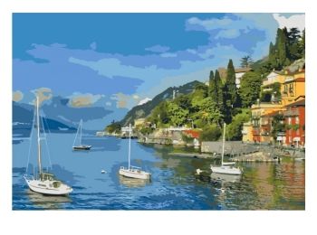 картина по номерам идейка   розпис по номерах ідейка  артикул КНО2164 прибережн