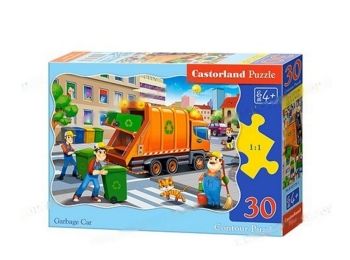пазли castorland 30 елементів сміттєвіз артикул 03778