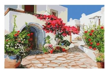 картина по номерам идейка   розпис по номерах ідейка  артикул КНО2218 райське м