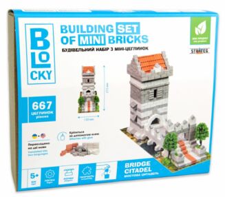 будівельний набір для творчості з міні цеглинок мостова цитадель 31026