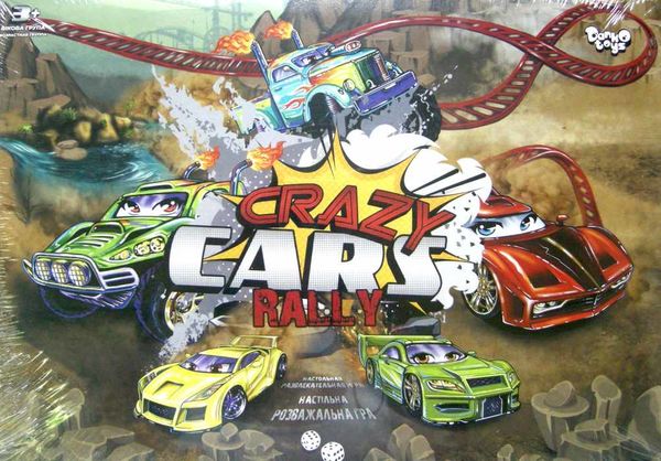 игра бродилка настольная   Crazy Cars Rally DT G93R  данко тойс Ціна (цена) 37.00грн. | придбати  купити (купить) игра бродилка настольная   Crazy Cars Rally DT G93R  данко тойс доставка по Украине, купить книгу, детские игрушки, компакт диски 1