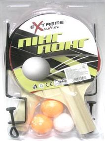 ракетка для настільного теніса (2 ракетки + 3 кульки) eva ms 0218