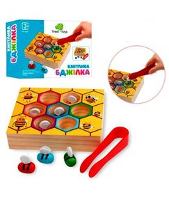 гра деревяна ігрове поле соти бджілки md 2848