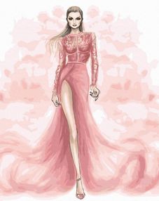 Розпис по номерах 40х50 GX5926 Королева подіуму brushme Брашми