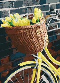 Розпис по номерах 40х50 13112-АС Жовтий настрій "Art Craft" арт крафт